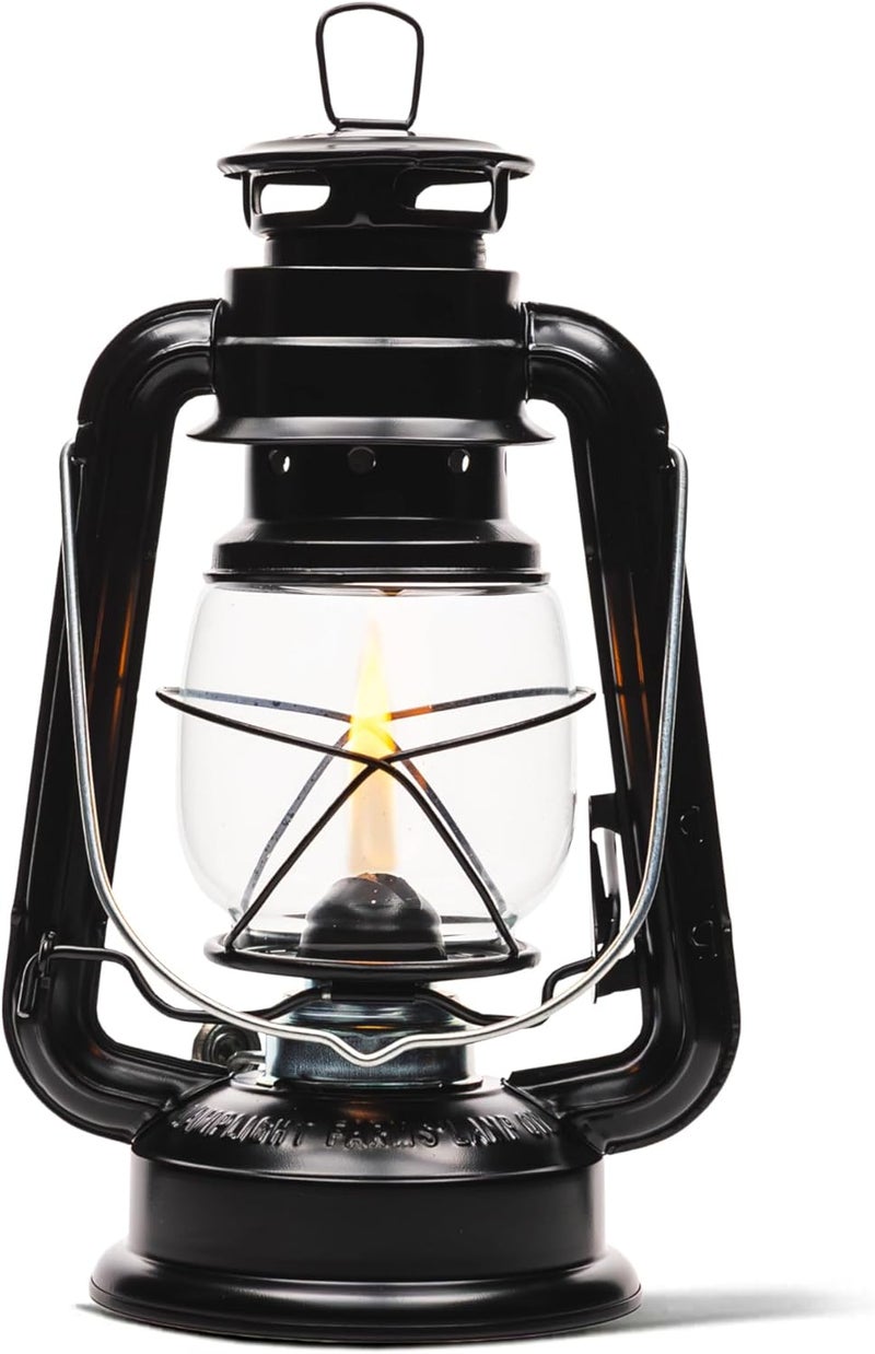 Lamplight Farmer's Lantern - Vintage Black Oil Lamp for Indoor and Outdoor Use - Image 1